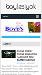 Mobile Screenshot of boylesiyok.com